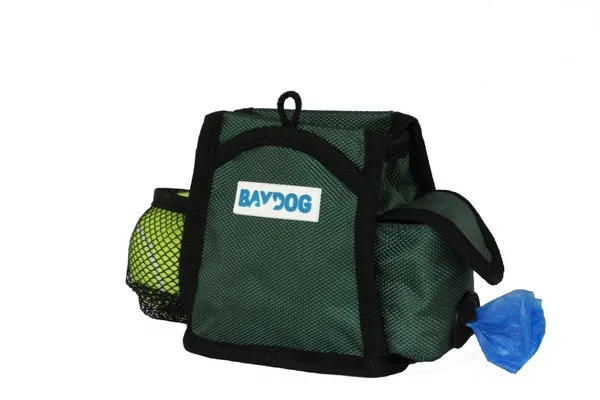 1ea Baydog Green Frisco Treat Pouch - Hard Goods